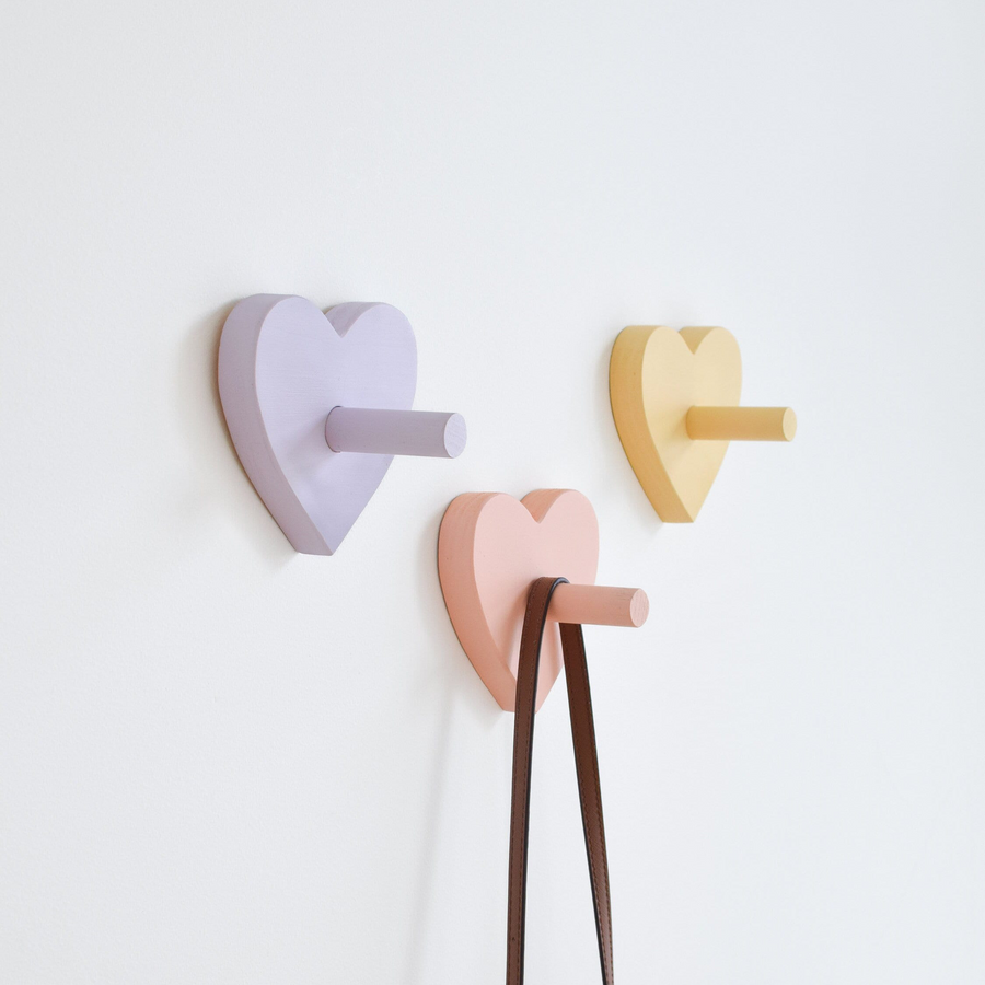 Love Heart Wall Hook  (1pce)