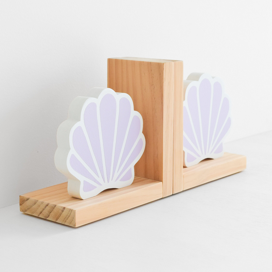 Mermaid Shell Bookends