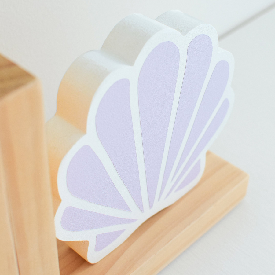 Mermaid Shell Bookends