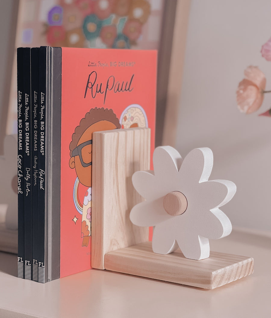 Daisy Bookends - Blush Pink